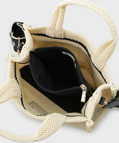 OPAQUE.CLIP / オペーク ドット クリップ トートバッグ | 【2WAY】メッシュスクエアミドルトートバッグ | 詳細10