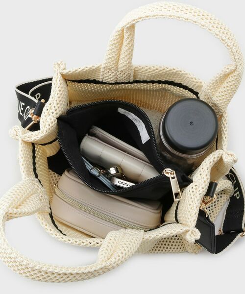 OPAQUE.CLIP / オペーク ドット クリップ トートバッグ | 【2WAY】メッシュスクエアミドルトートバッグ | 詳細12