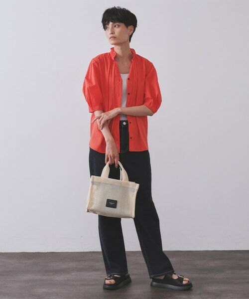 OPAQUE.CLIP / オペーク ドット クリップ トートバッグ | 【2WAY】メッシュスクエアミドルトートバッグ | 詳細2