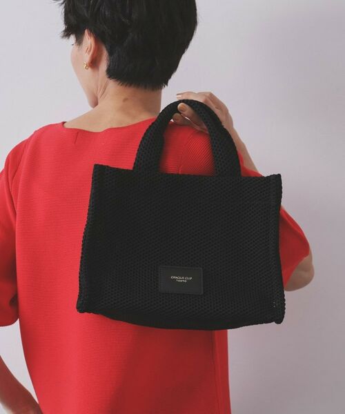 OPAQUE.CLIP / オペーク ドット クリップ トートバッグ | 【2WAY】メッシュスクエアミドルトートバッグ | 詳細3