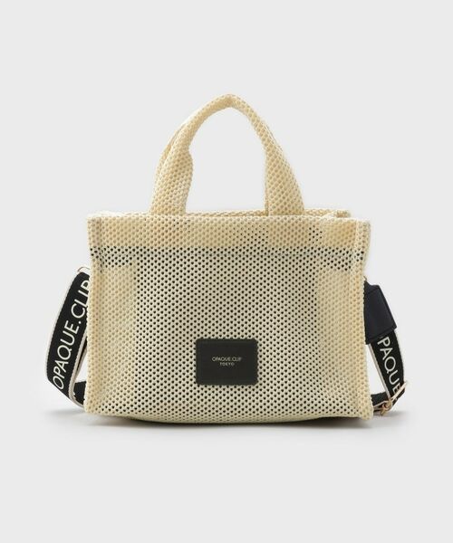 OPAQUE.CLIP / オペーク ドット クリップ トートバッグ | 【2WAY】メッシュスクエアミドルトートバッグ | 詳細6
