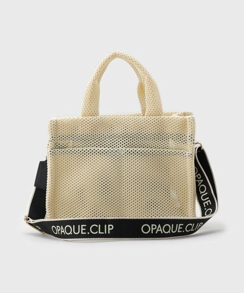 OPAQUE.CLIP / オペーク ドット クリップ トートバッグ | 【2WAY】メッシュスクエアミドルトートバッグ | 詳細8