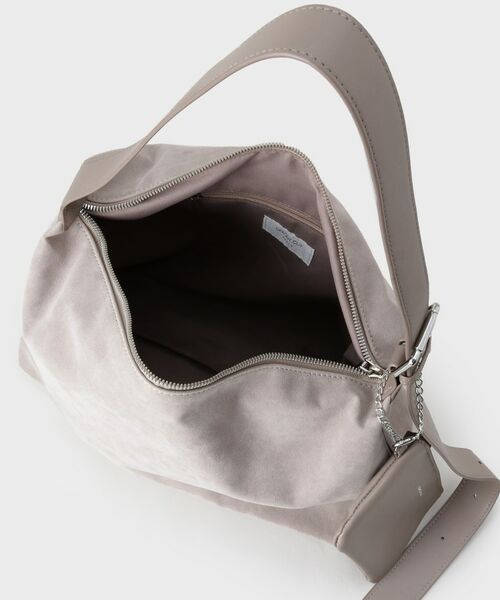 OPAQUE.CLIP / オペーク ドット クリップ ショルダーバッグ | 【2WAY/A4サイズ対応】ポーチ付きフェイクスエードショルダーバッグ | 詳細10