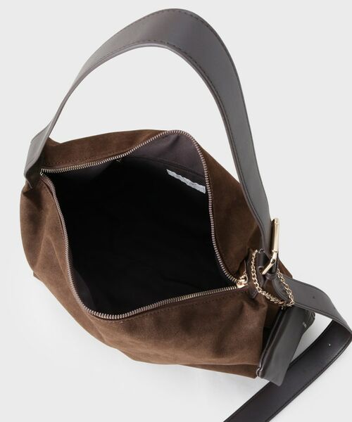 OPAQUE.CLIP / オペーク ドット クリップ ショルダーバッグ | 【2WAY/A4サイズ対応】ポーチ付きフェイクスエードショルダーバッグ | 詳細11