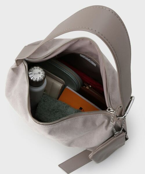 OPAQUE.CLIP / オペーク ドット クリップ ショルダーバッグ | 【2WAY/A4サイズ対応】ポーチ付きフェイクスエードショルダーバッグ | 詳細12