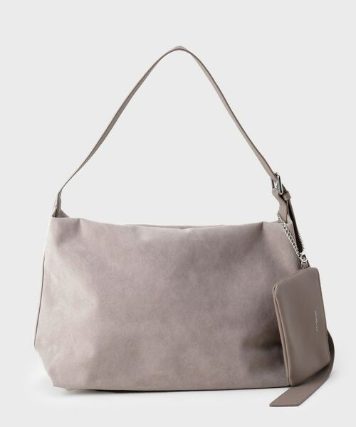 OPAQUE.CLIP / オペーク ドット クリップ ショルダーバッグ | 【2WAY/A4サイズ対応】ポーチ付きフェイクスエードショルダーバッグ | 詳細6