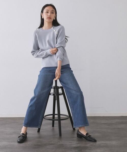 OPAQUE.CLIP / オペーク ドット クリップ パンプス | 【抗菌防臭加工/通勤対応】チェーンデザインローファー | 詳細1