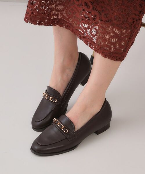 OPAQUE.CLIP / オペーク ドット クリップ パンプス | 【抗菌防臭加工/通勤対応】チェーンデザインローファー | 詳細9