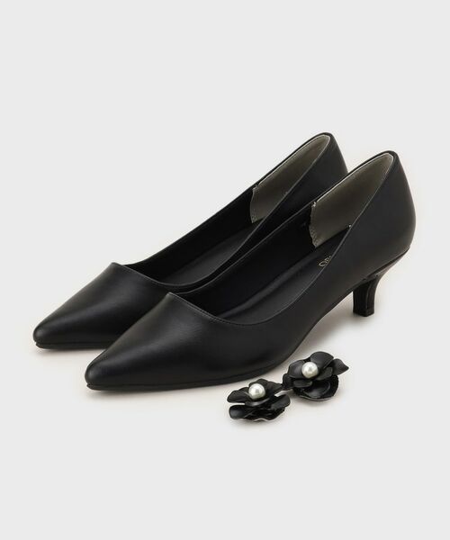 OPAQUE.CLIP / オペーク ドット クリップ パンプス | 【2WAY／抗菌防臭加工】フラワークリップ付きパンプス | 詳細8