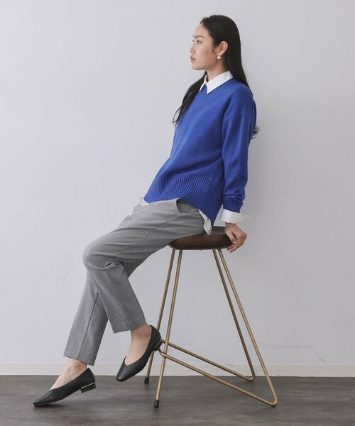 OPAQUE.CLIP / オペーク ドット クリップ パンプス | 【抗菌防臭加工/生活防水】メタルパーツVフラットパンプス | 詳細1