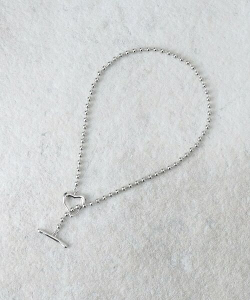 OPAQUE. CLIP/オペーク ドット クリップ ハートマンテル ボールチェーンネックレス シルバー(006) 00 OPAQUE. CLIP/オペーク ドット クリップ ハートマンテル ボールチェーンネックレス シルバー(006) 00