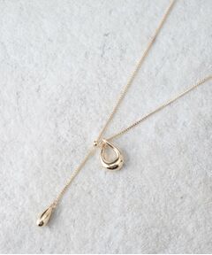 OPAQUE.CLIP / オペーク ドット クリップ ネックレス・ペンダント・チョーカー | 【2WAY】Y字しずくメタルネックレス