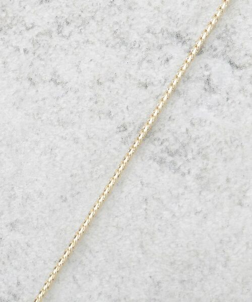 OPAQUE.CLIP / オペーク ドット クリップ ネックレス・ペンダント・チョーカー | ニュアンスビジューバー×フェイクパールスライドネックレス | 詳細4