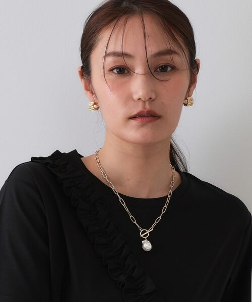 OPAQUE.CLIP / オペーク ドット クリップ ネックレス・ペンダント・チョーカー | チェーン×フェイクパール マンテルネックレス | 詳細5