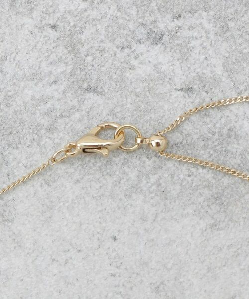 OPAQUE.CLIP / オペーク ドット クリップ ネックレス・ペンダント・チョーカー | オーバルメタル×フェイクパール スライドネックレス | 詳細4