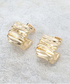 OPAQUE.CLIP / オペーク ドット クリップ ピアス・イヤリング | しわメタルピアス