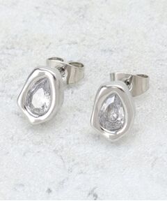 OPAQUE.CLIP / オペーク ドット クリップ ピアス・イヤリング | メタル縁取りビジューピアス