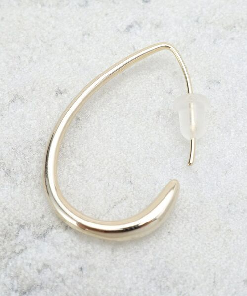 OPAQUE.CLIP / オペーク ドット クリップ ピアス・イヤリング | しずくメタルフープピアス | 詳細2