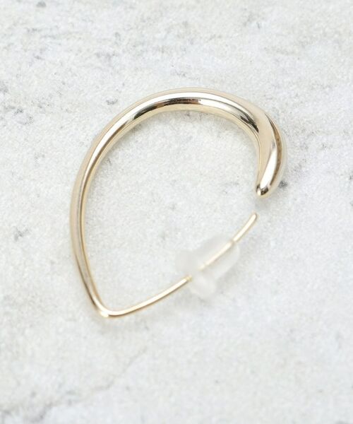 OPAQUE.CLIP / オペーク ドット クリップ ピアス・イヤリング | しずくメタルフープピアス | 詳細3