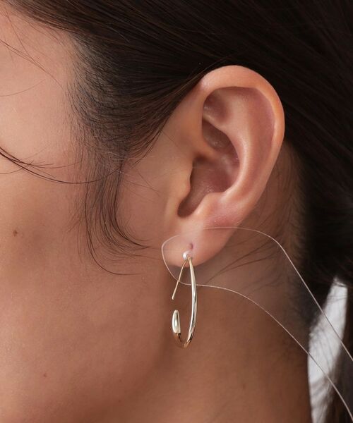 OPAQUE.CLIP / オペーク ドット クリップ ピアス・イヤリング | しずくメタルフープピアス | 詳細4