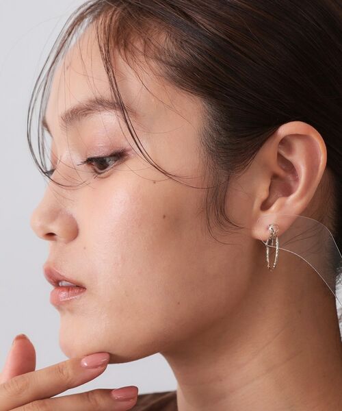 OPAQUE.CLIP / オペーク ドット クリップ ピアス・イヤリング | ワンタッチ細フープピアス | 詳細5
