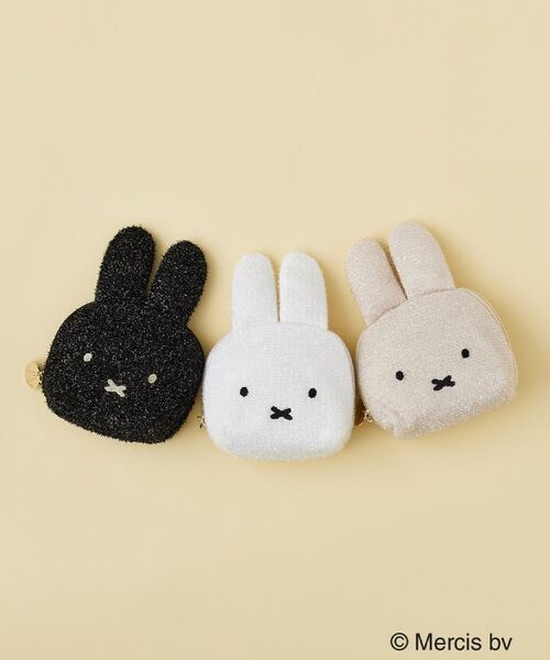 OPAQUE.CLIP / オペーク ドット クリップ ポーチ | 【miffyコラボ】フェイス型キラキラポーチ | 詳細1