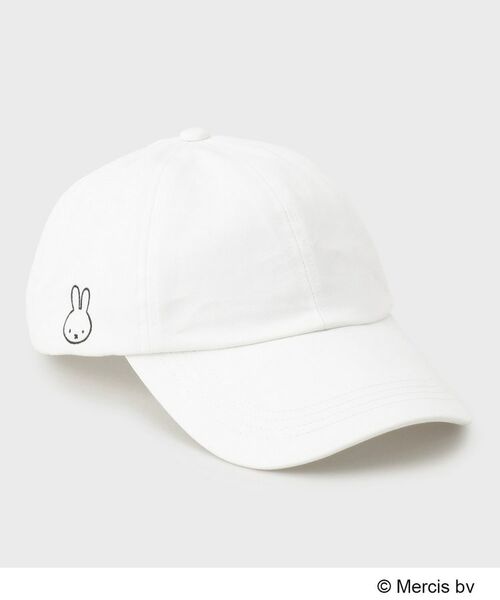 OPAQUE. CLIP/オペーク ドット クリップ 【miffyコラボ】刺繍入りキャップ オフホワイト(003) 00
