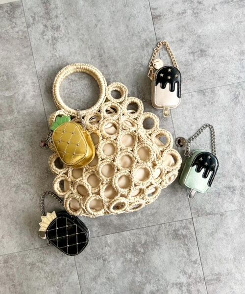 OPAQUE.CLIP / オペーク ドット クリップ キーホルダー・ストラップ | トロピカルメタリックバッグチャーム | 詳細8