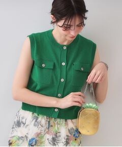 OPAQUE.CLIP / オペーク ドット クリップ ショルダーバッグ | トロピカルメタリックミニショルダーバッグ