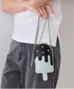 OPAQUE.CLIP / オペーク ドット クリップ ショルダーバッグ | トロピカルメタリックミニショルダーバッグ