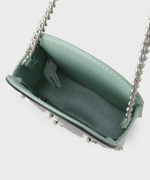 OPAQUE.CLIP / オペーク ドット クリップ ショルダーバッグ | トロピカルメタリックミニショルダーバッグ | 詳細16