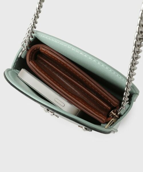 OPAQUE.CLIP / オペーク ドット クリップ ショルダーバッグ | トロピカルメタリックミニショルダーバッグ | 詳細20