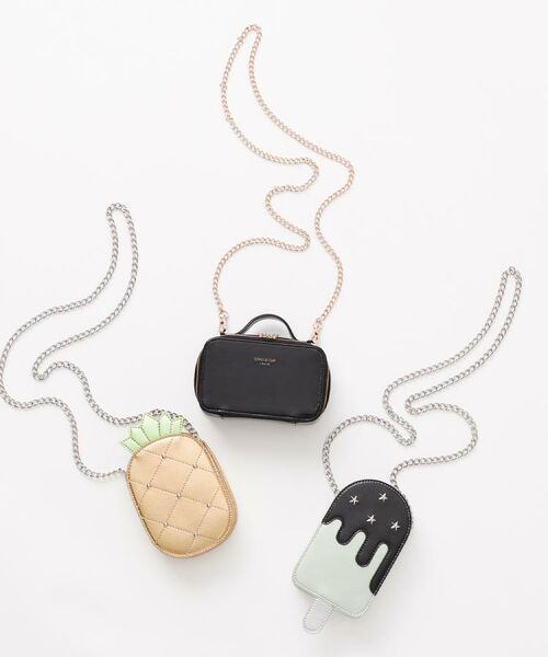 OPAQUE.CLIP / オペーク ドット クリップ ショルダーバッグ | トロピカルメタリックミニショルダーバッグ | 詳細23