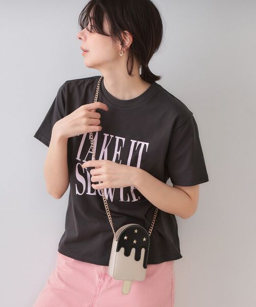 OPAQUE.CLIP / オペーク ドット クリップ ショルダーバッグ | トロピカルメタリックミニショルダーバッグ | 詳細5