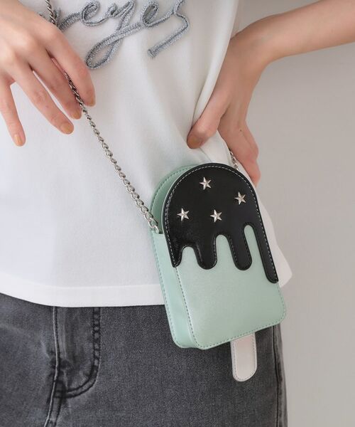 OPAQUE.CLIP / オペーク ドット クリップ ショルダーバッグ | トロピカルメタリックミニショルダーバッグ | 詳細7