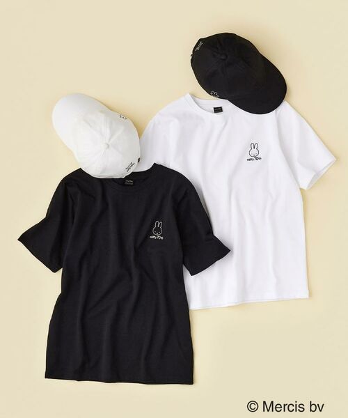 OPAQUE.CLIP / オペーク ドット クリップ Tシャツ | 【miffyコラボ】ワンポイント刺繍Ｔシャツ | 詳細1