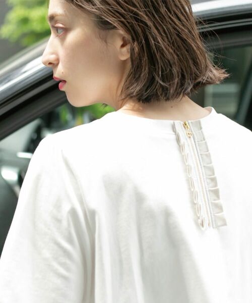 OPAQUE.CLIP / オペーク ドット クリップ カットソー | Aラインドッキングカットソー【洗濯機洗い可】 | 詳細1