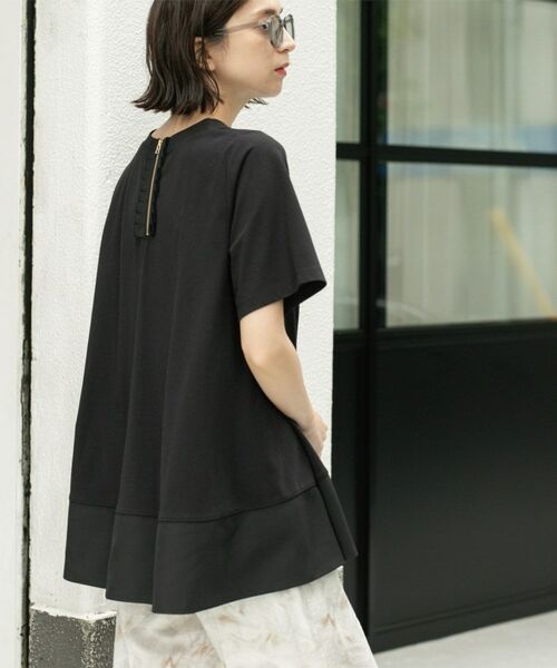 OPAQUE.CLIP / オペーク ドット クリップ カットソー | Aラインドッキングカットソー【洗濯機洗い可】 | 詳細10