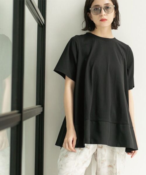 OPAQUE.CLIP / オペーク ドット クリップ カットソー | Aラインドッキングカットソー【洗濯機洗い可】 | 詳細12