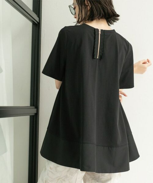 OPAQUE.CLIP / オペーク ドット クリップ カットソー | Aラインドッキングカットソー【洗濯機洗い可】 | 詳細14