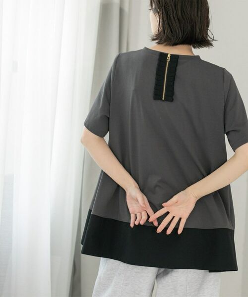 OPAQUE.CLIP / オペーク ドット クリップ カットソー | Aラインドッキングカットソー【洗濯機洗い可】 | 詳細20