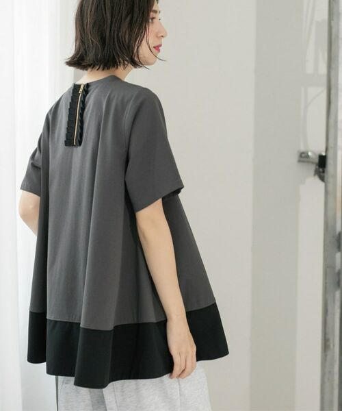 OPAQUE.CLIP / オペーク ドット クリップ カットソー | Aラインドッキングカットソー【洗濯機洗い可】 | 詳細23