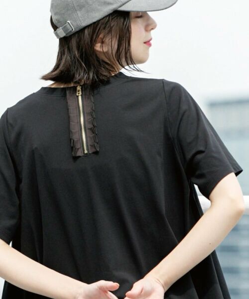 OPAQUE.CLIP / オペーク ドット クリップ カットソー | Aラインドッキングカットソー【洗濯機洗い可】 | 詳細26