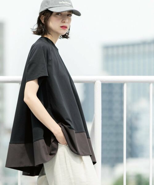 OPAQUE.CLIP / オペーク ドット クリップ カットソー | Aラインドッキングカットソー【洗濯機洗い可】 | 詳細27