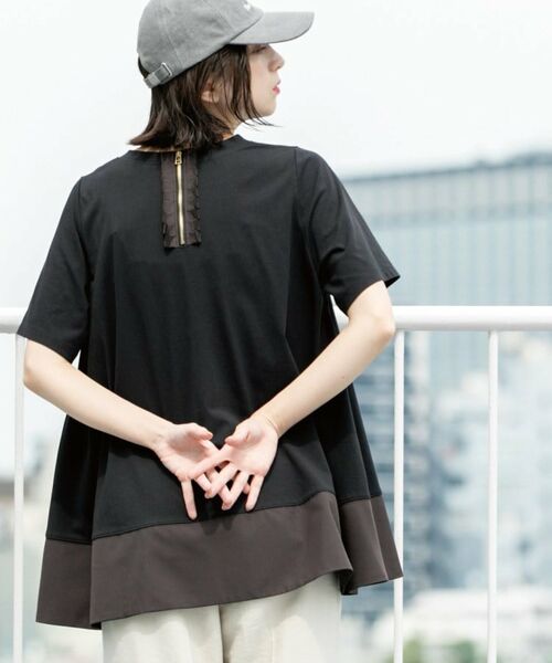 OPAQUE.CLIP / オペーク ドット クリップ カットソー | Aラインドッキングカットソー【洗濯機洗い可】 | 詳細28