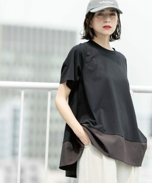 OPAQUE.CLIP / オペーク ドット クリップ カットソー | Aラインドッキングカットソー【洗濯機洗い可】 | 詳細29