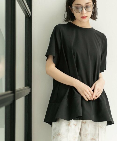 OPAQUE.CLIP / オペーク ドット クリップ カットソー | Aラインドッキングカットソー【洗濯機洗い可】 | 詳細9