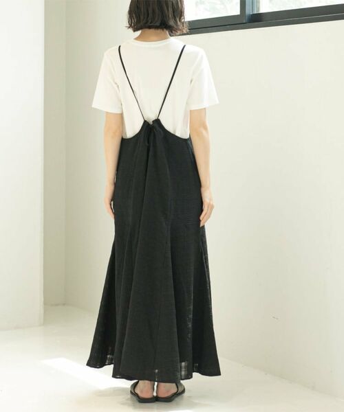 OPAQUE.CLIP / オペーク ドット クリップ ワンピース | シアーチェックキャミワンピース【洗濯機洗い可】 | 詳細22