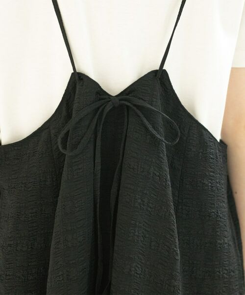 OPAQUE.CLIP / オペーク ドット クリップ ワンピース | シアーチェックキャミワンピース【洗濯機洗い可】 | 詳細24