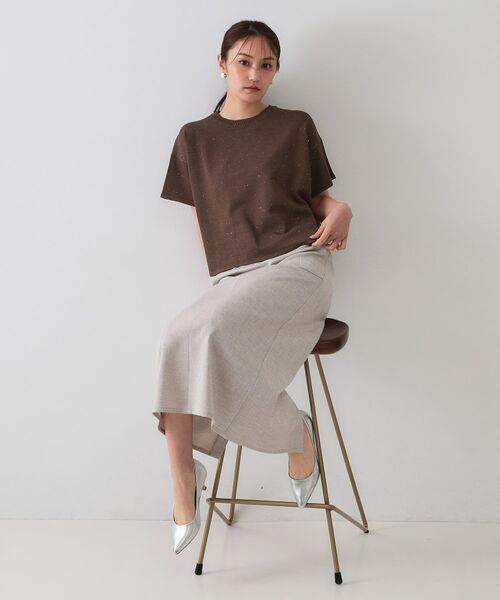 OPAQUE.CLIP / オペーク ドット クリップ ニット・セーター | スパンコールサマーニット【洗濯機洗い可/抗ピル】 | 詳細11